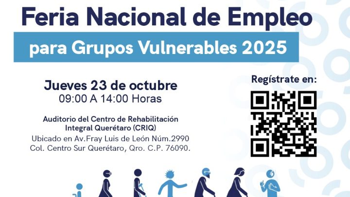 Impulsa ST la inclusión laboral con la Feria Nacional de Empleo para Grupos Vulnerables 2025
