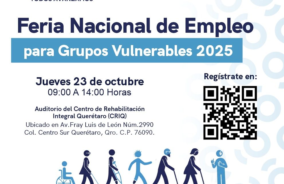 Impulsa ST la inclusión laboral con la Feria Nacional de Empleo para Grupos Vulnerables 2025