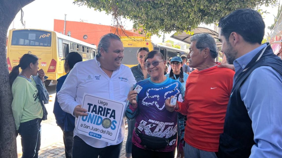 Arranca Tarifa Unidos con más de 5 mil 700 usuarios en San Juan del Río