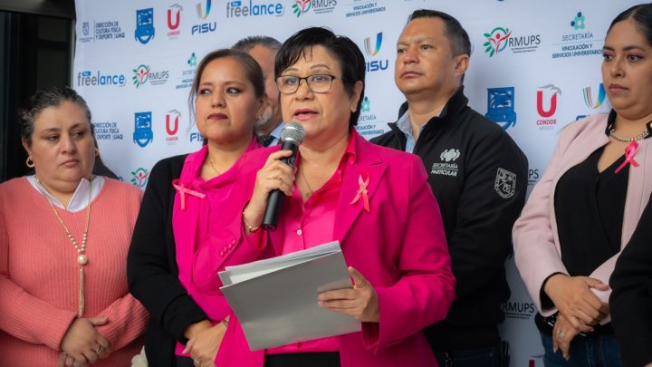 Encabeza Secretaria de Salud arranque de la Jornada la UAQ se viste de rosa