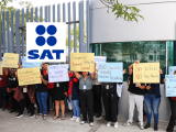 El órgano tributario dice que solo se suspendió la operación en las oficinas de Chihuahua, Celaya, Guadalajara Sur y Zapopan, así como en las sedes Oriente y Sur de la Ciudad de México El órgano tributario dice que solo se suspendió la operación en las oficinas de Chihuahua, Celaya, Guadalajara Sur y Zapopan, así como en las sedes Oriente y Sur de la Ciudad de México