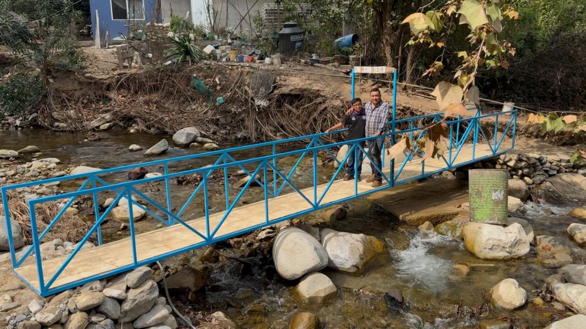 CEI entrega puente provisional en San Joaquín