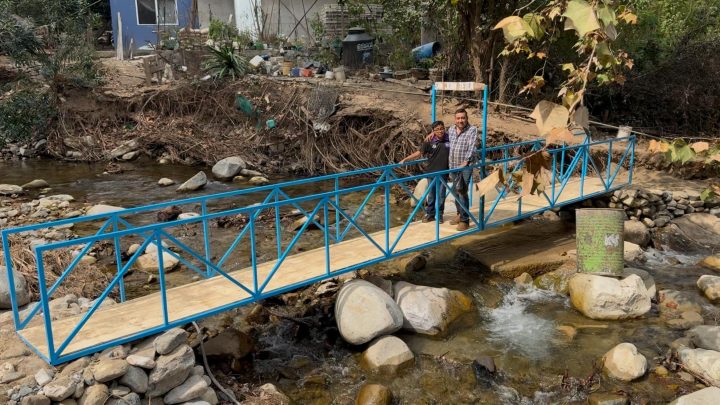CEI entrega puente provisional en San Joaquín