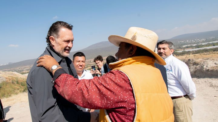 Supervisa Mauricio Kuri avance en la tercera celda del relleno sanitario de Huimilpan