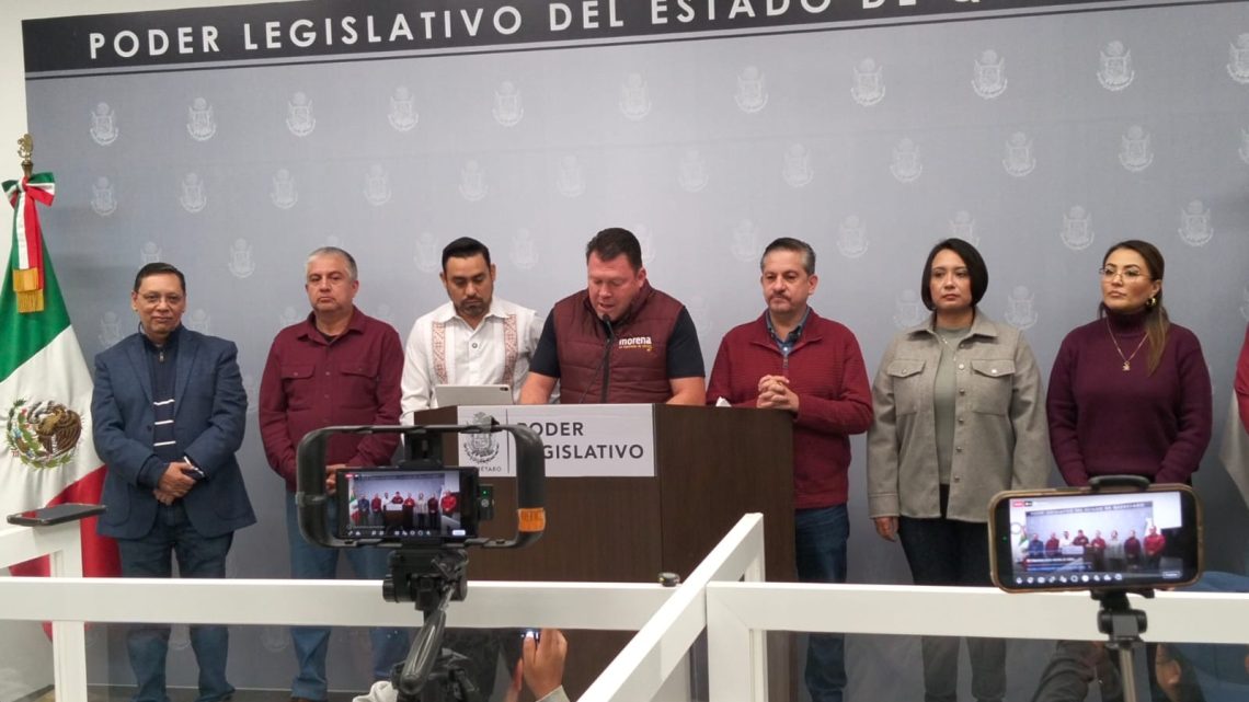 Diputados integrantes del Grupo Legislativo de MORENA, presentaron iniciativa en materia de extorsión