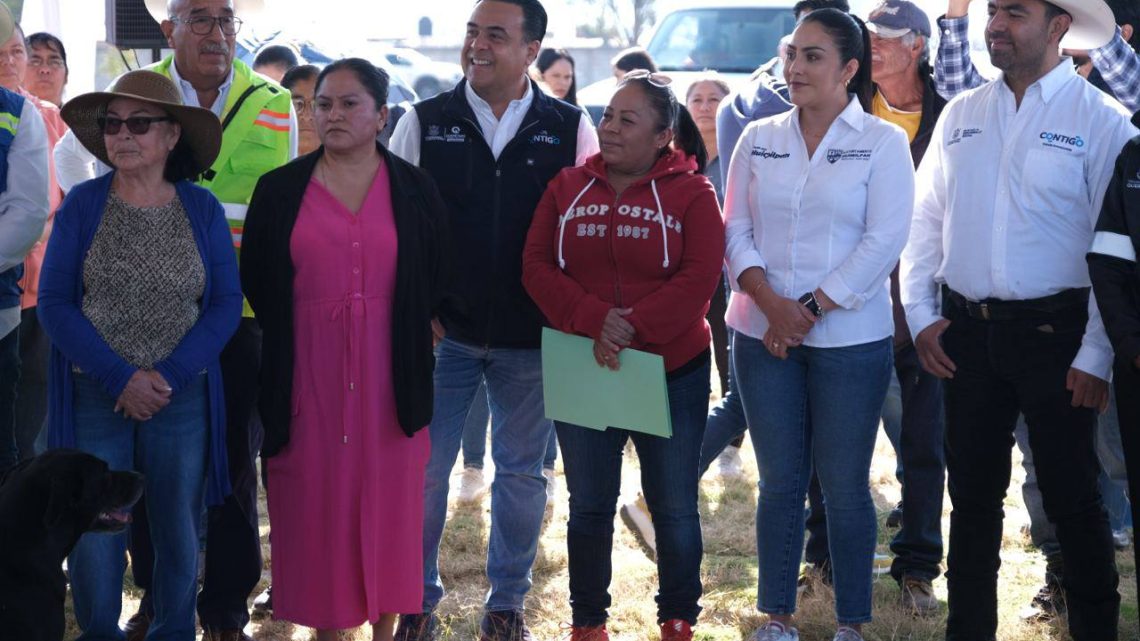 Entregan obra de urbanización en Huimilpan