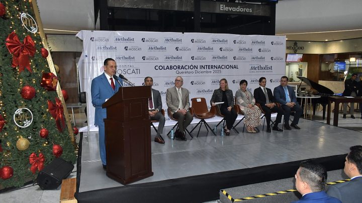 Secretaria de Salud atestigua firma de convenio entre los Hospitales Moscati y Methodist