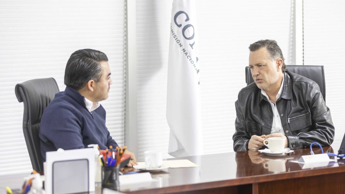 Gobernador da seguimiento a proyectos con titular de la CONAGUA