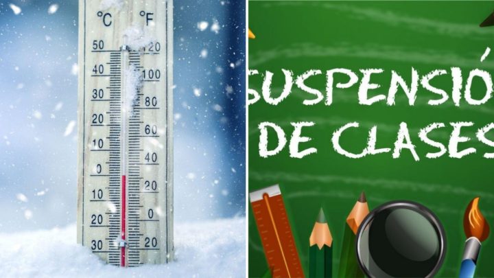 Ante los pronósticos de posible caída de nieve o aguanieve en las zonas de montaña, se suspenden este día las actividades escolares
