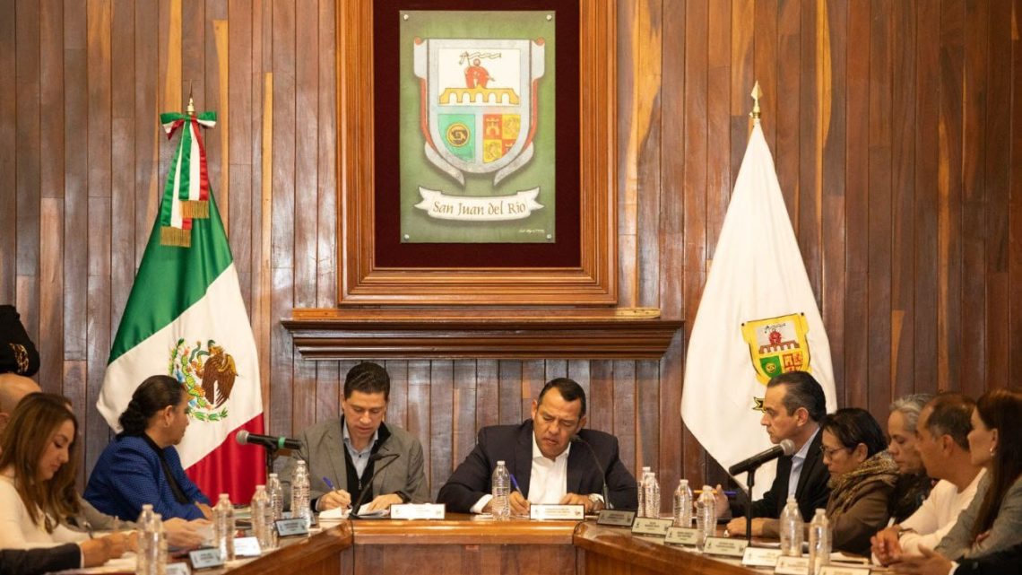 Ayuntamiento de San Juan del Río autoriza Programa de Obra Pública por Administración con más de 9 mdp