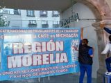 La CNTE toma edificios gubernamentales en Michoacán como parte del paro nacional
