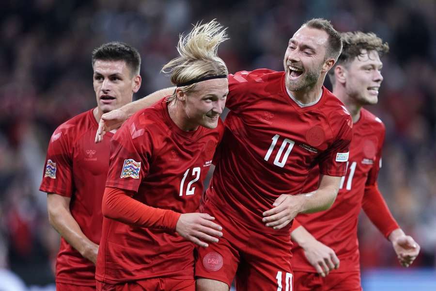 El conjunto danés se impuso con autoridad 4-0 a Macedonia del Norte en el Parken Stadium de Copenhague