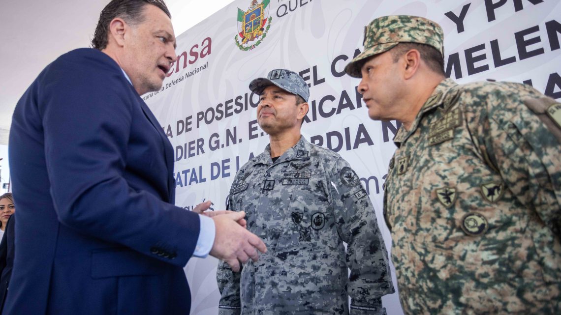 Atestigua Gobernador toma de protesta de Ricardo Melendrez como coordinador estatal de la Guardia Nacional