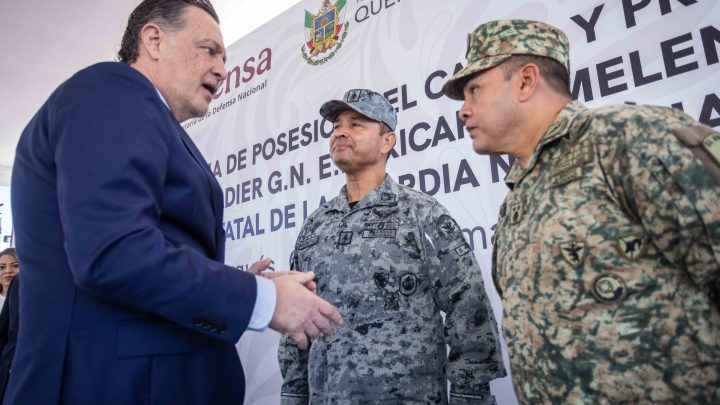 Atestigua Gobernador toma de protesta de Ricardo Melendrez como coordinador estatal de la Guardia Nacional
