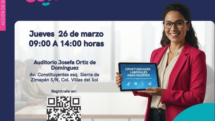 Invita ST a la Feria Nacional de Empleo para las Mujeres Querétaro